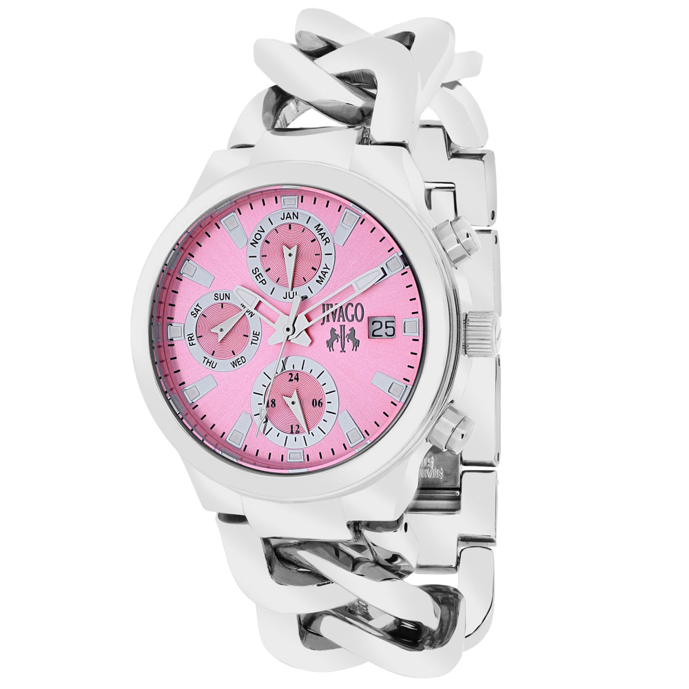 Jivago Women's Levley Pink Dial Watch - JV1245 – Jivagowatches