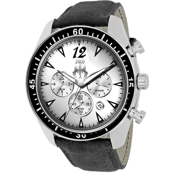 Jivago Men's Timeless Silver Dial Watch - JV4510