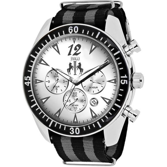 Jivago Men's Timeless Silver Dial Watch