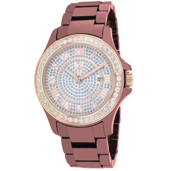 Jivago Women's Ceramic Crystals Dial Watch - JV9416