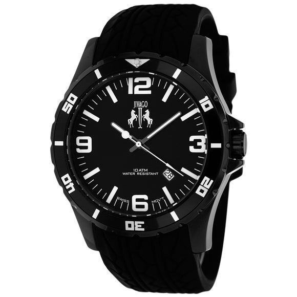 Jivago Men's Ultimate Black Dial Watch - JV0110