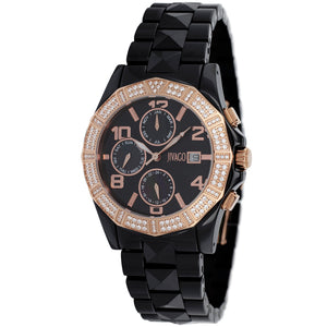 Jivago Women's Prexy Black dial watch - JV0421