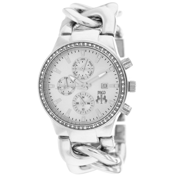 Jivago Women's Lev Silver Dial Watch - JV1226