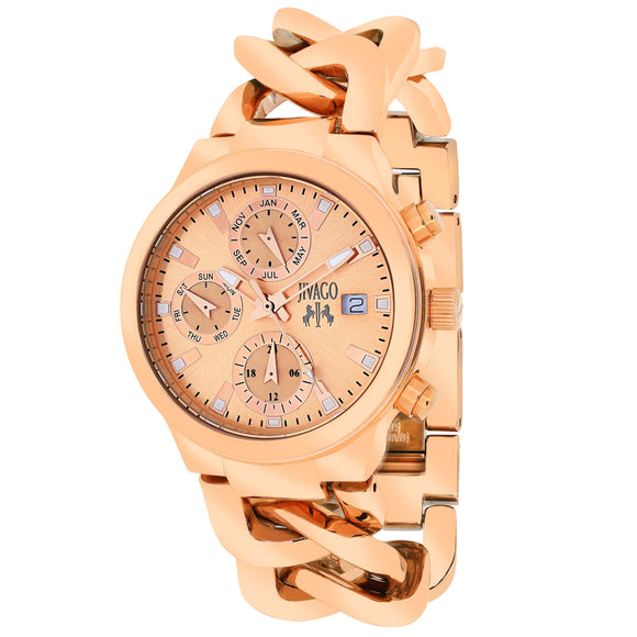 Jivago Women's Levley Rose gold Dial Watch - JV1244
