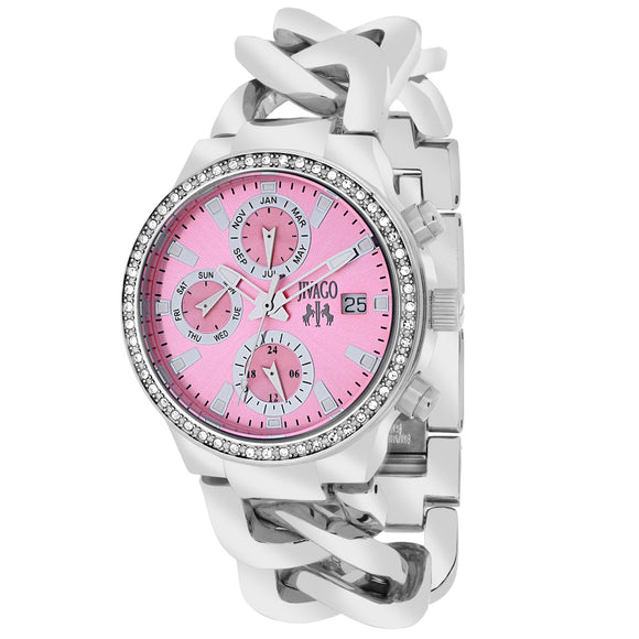 Jivago Women's Levley Pink Dial Watch - JV1248