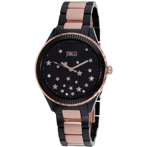 Jivago Women's Sky Black Dial Watch - JV2415