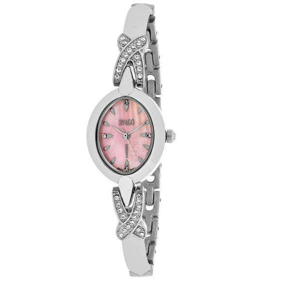 Jivago Women's Via MOP Pink Dial Watch - JV3612