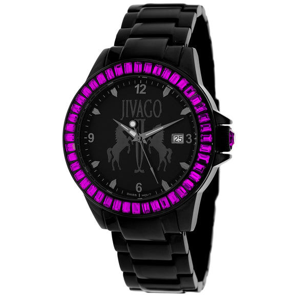 Jivago Women's Folie Black Dial Watch - JV4212
