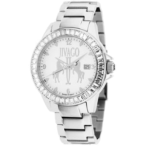 Jivago Women's Folie White dial watch - JV4215