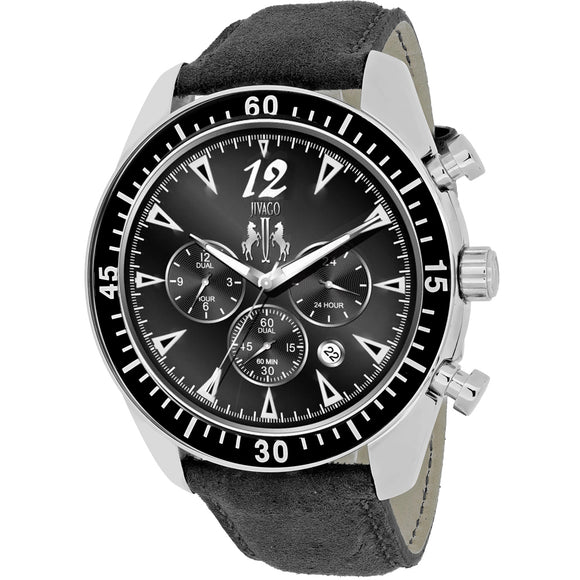 Jivago Men's Timeless Black Dial Watch - JV4511
