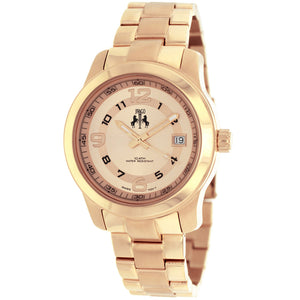 Jivago Women's Infinity Rose Gold dial watch - JV5214