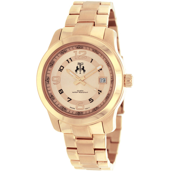 Jivago Women's Infinity Rose Gold dial watch - JV5214