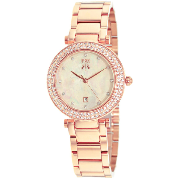 Jivago Women's Parure Peach Mother of Pearl Dial Watch - JV5312