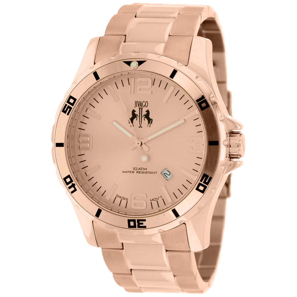 Jivago Men's Ultimate Rose Gold dial watch - JV6113
