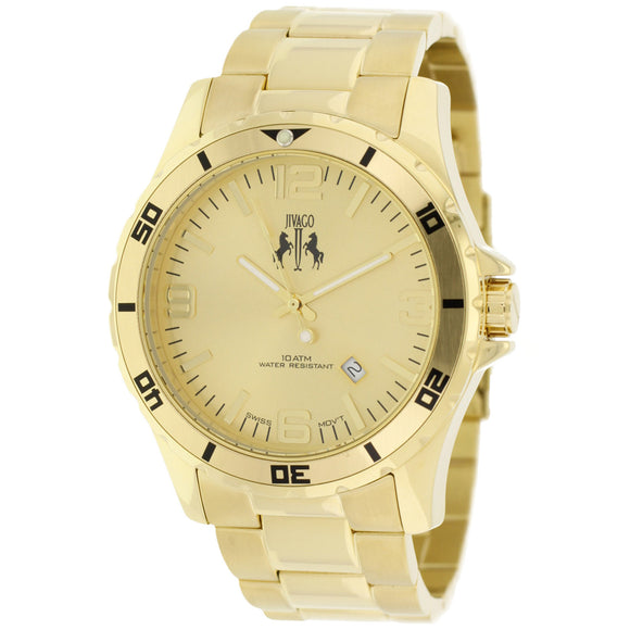 Jivago Men's Ultimate Gold dial watch - JV6114