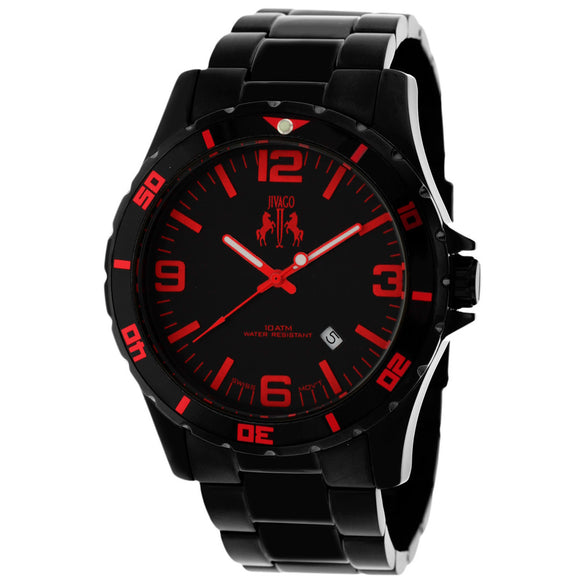 Jivago Men's Ultimate Black Dial Watch - JV6115
