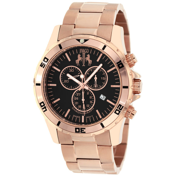 Jivago Men's Ultimate Black Dial Watch - JV6122
