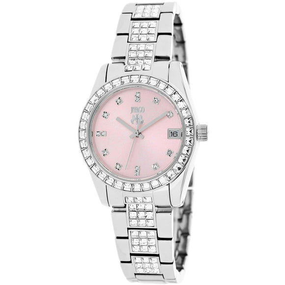 Jivago Women's Magnifique Baby Pink Dial Watch - JV6414