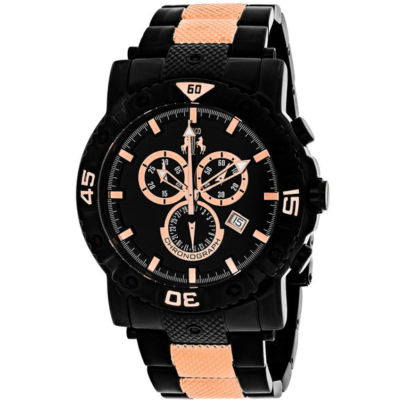 Jivago Men's Titan Black Dial Watch - JV9127XL